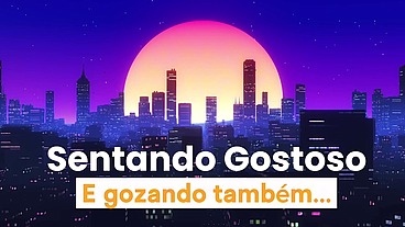 Vanessa Rafaella no comando - Travesti cavalgando com força até explodir de prazer