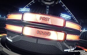 Riley Daniels mixed nude wrestling vs Will Havoc tied up and fucked hard