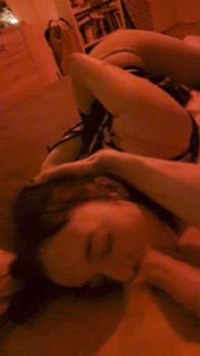 Desperate slut begging for cock tied up and plugged