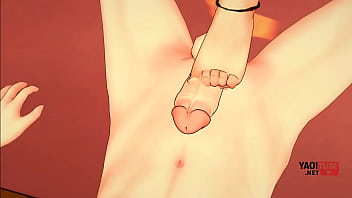 Persona 5 Yaoi: Ren Amamiya&#039_s Foot Fetish and Anal Adventure with Ryuji - Asian Japanese Manga Anime Hentai Gay Porn