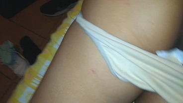 my boyfriend fucked me but his wife arrived and i ended up inside very quickly slutty creampie