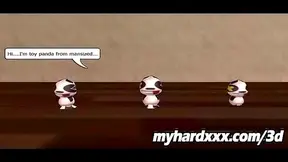 Foxy Blonde Beauty Rides Huge Dick in Hot 3D Hentai Action