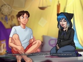 I wanted to fuck my best friend and it comes with a surprise - Summertime Saga