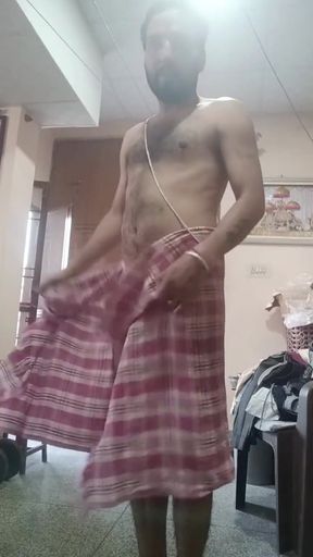 Indian Desi Man Enjoy Nude Exercise