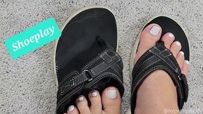 Toe Prints Flip Flops