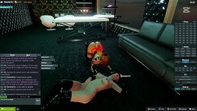 3dxchat | LoliVix | 67 | Lesbianas en espanol - cliente jugando se la mete a la pelirroja putita