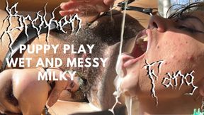 Milk-Soaked Furry Goddess: Watch Me Pour, Rub & Cum in the Mess
