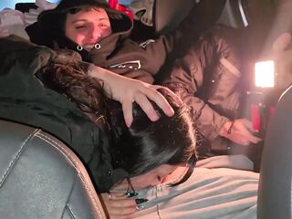 Impure Whores Sucking Wang in the Uber Previous to Party! Knock Knock Stream