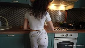 Stepmom Was Cooking Dinner She Couldn't Resist Me