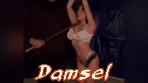 MP4 Busty Damsel Interrogated chained AOH punished and questioned