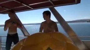 Exotic male in horny handjob, str8 gay porn movie