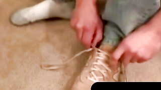 Men's Interview Turned Intimate With Huge Dick And Hot Load
