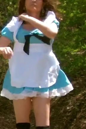 Legs Open Smooth-skin, No-pan-maid Pai-chan