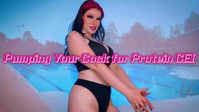 Pumping Your Cock for Protein CEI