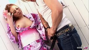 Traditional Japan Step-Mom give boy his First Blowjob at uncensored JAV Porn