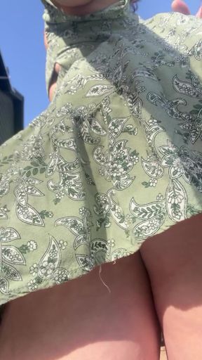 Windy day, a short flowy dress and no panties….Would you bend me over