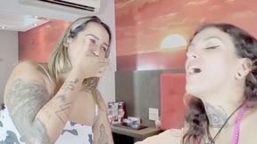 KISS ME SKINNY BITCH NOW!!! - BY SOPHIA FABER AND QUEEN - CLIP 02