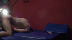 Webcam backstage, Douglas fucked bareback by Alexis Clark