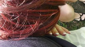 Blowjob at the bus stop