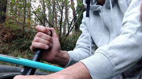 My Bicycle Wheel Punctured and I Ended up Giving the Inflator a Great Blowjob! Stranger Saw Me