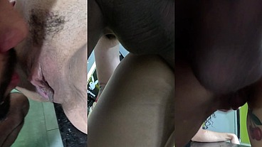 Pauzudo fodendo o cu da ninfetinha magrinha