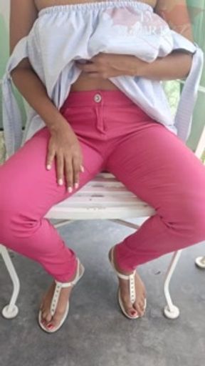 Peeing in my garden