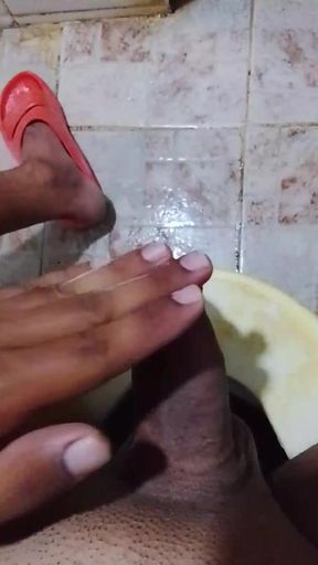 Straw in the Bathroom