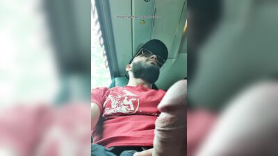 So Close To Orgasm On A Full Bus I'm So Horny!