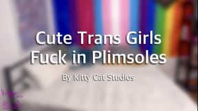 Cute Trans Girls Fuck in Plimsoles