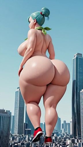 Giantess PAWG Bulma