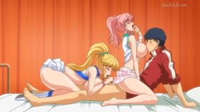 Gorgeous anime girls mind-boggling xxx scene