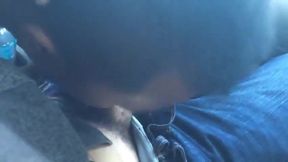 Twink Sucks Big Cock in a Car