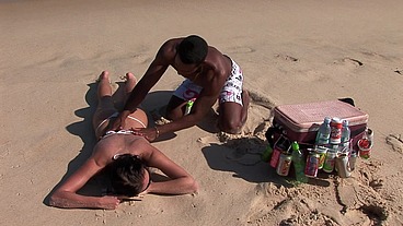 Bisexual lesbians fucking with a big black cock