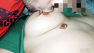 My husband is addicted to sucking my big natural tits that's why I always breastfeed him part III