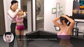 Reunion 41 - Jenifer Goes to John's Room Alone at Night to Talk (sfw)