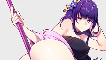 Raiden Shogun - Genshin Impact (Femdom, Footjob, M&uacute_ltiplos Finais)