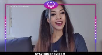 Asian Cutie Kim Rose Takes Big Cock During Quarantine Lockdown