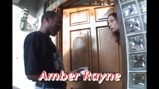 Interracial blowjob, cumshot, fucking, ass licking &#8211; Amber Rayne getting dick from asshole to mouth by BBC