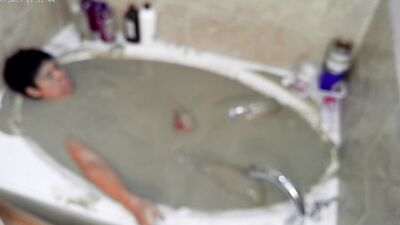 Pleasureable Solo Mudbath at Home 2