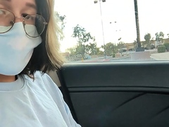 Busty tranny solo masturbating