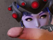 Overwatch: Widowmaker causes premature cum