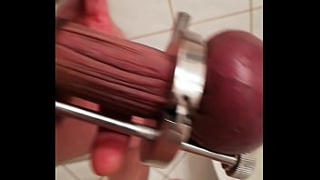 Meine Eier werden mit Spanner in Stellung gebracht