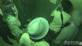 Elevator Gangbang Encounter: Intense Action When The Doors Slam Shut