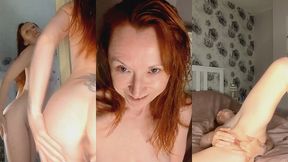 butt plug loving milf s finger fuck