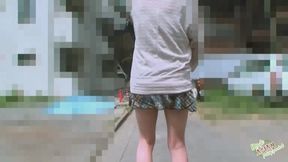 After being picked up Mana Utsumi gets led into the bedroom for a plowing session