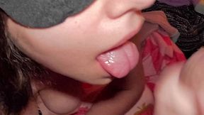 Close up Cumshot and Swallow Cum