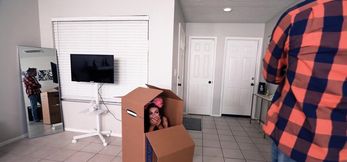 girl Nikki Nicole plays hide and sex with her stepdaddy