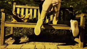 Femboy Fucks Himself in Public