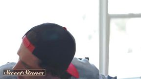 Reckless reverse cowgirl ride & sloppy blowjob