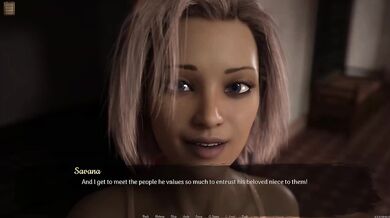 Desert stalker gets pounded hard in rough adult visual novel